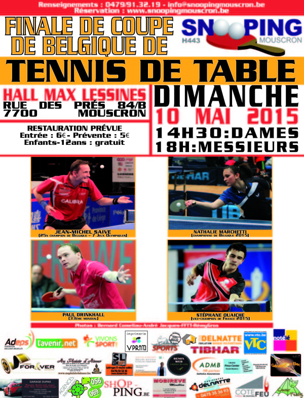 Affiche Coupe de Belgique - BR-1